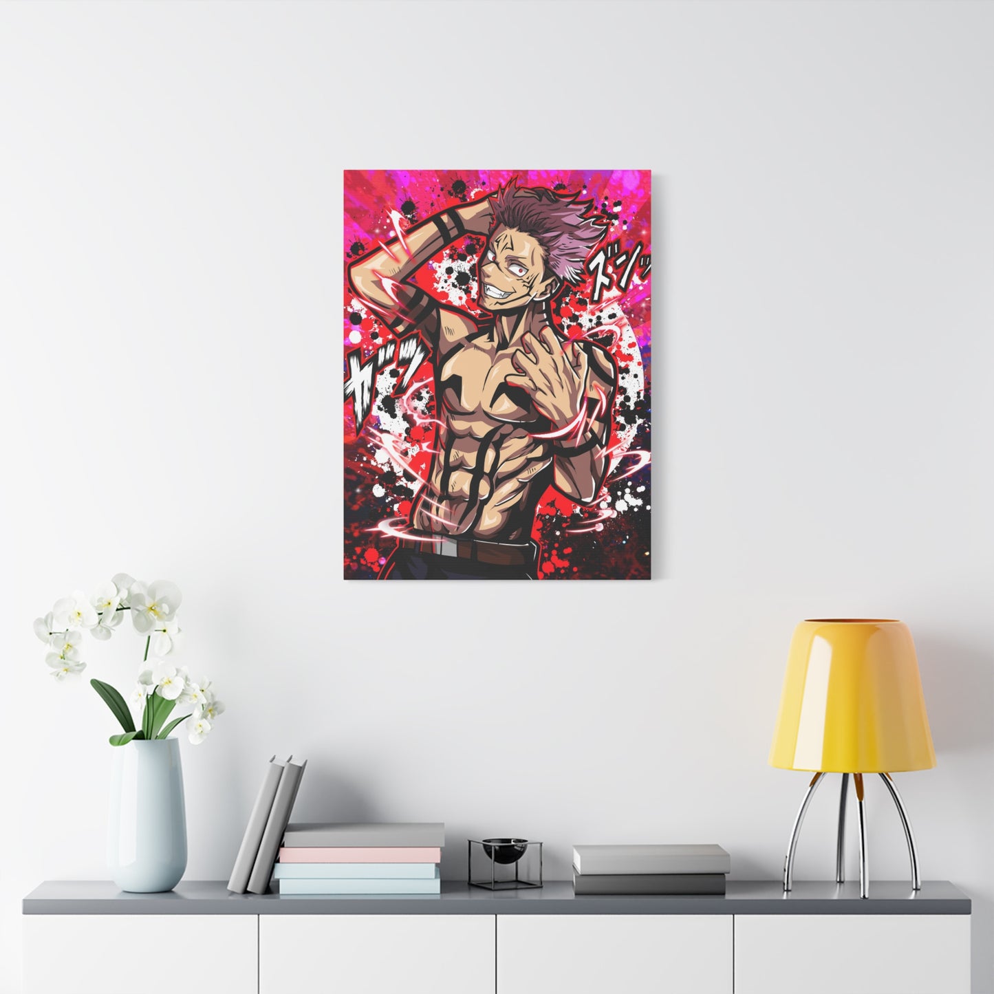 Demon finger canvas