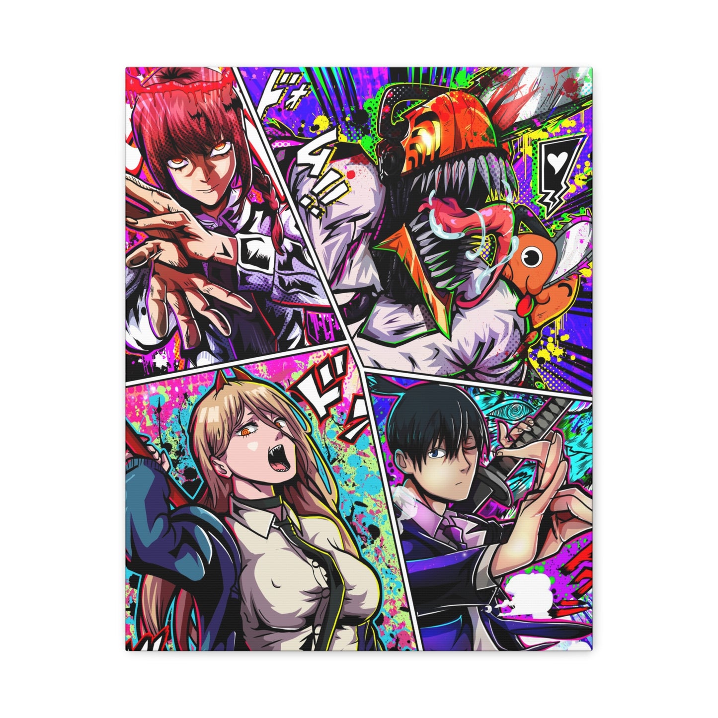 Devil Hunting troop canvas