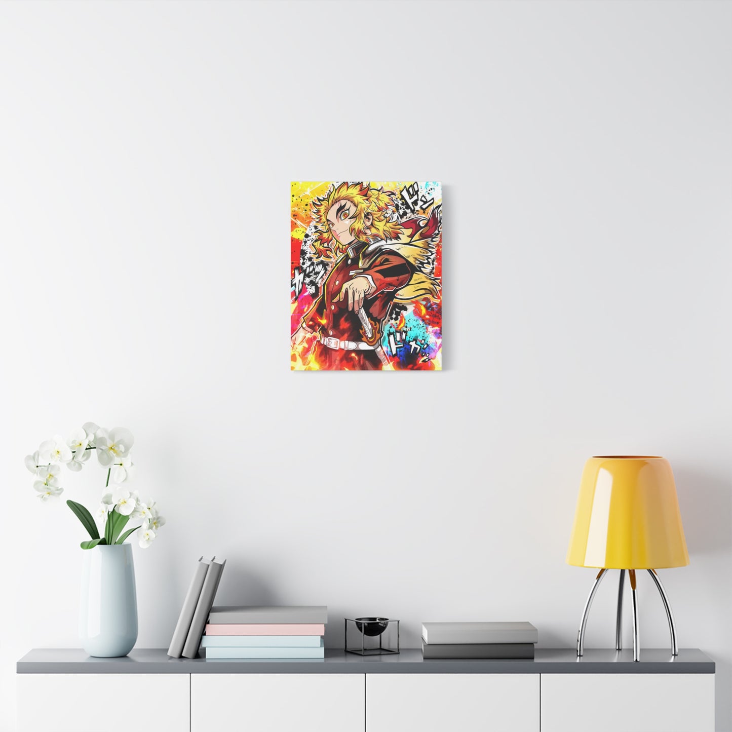 Heart a blaze canvas