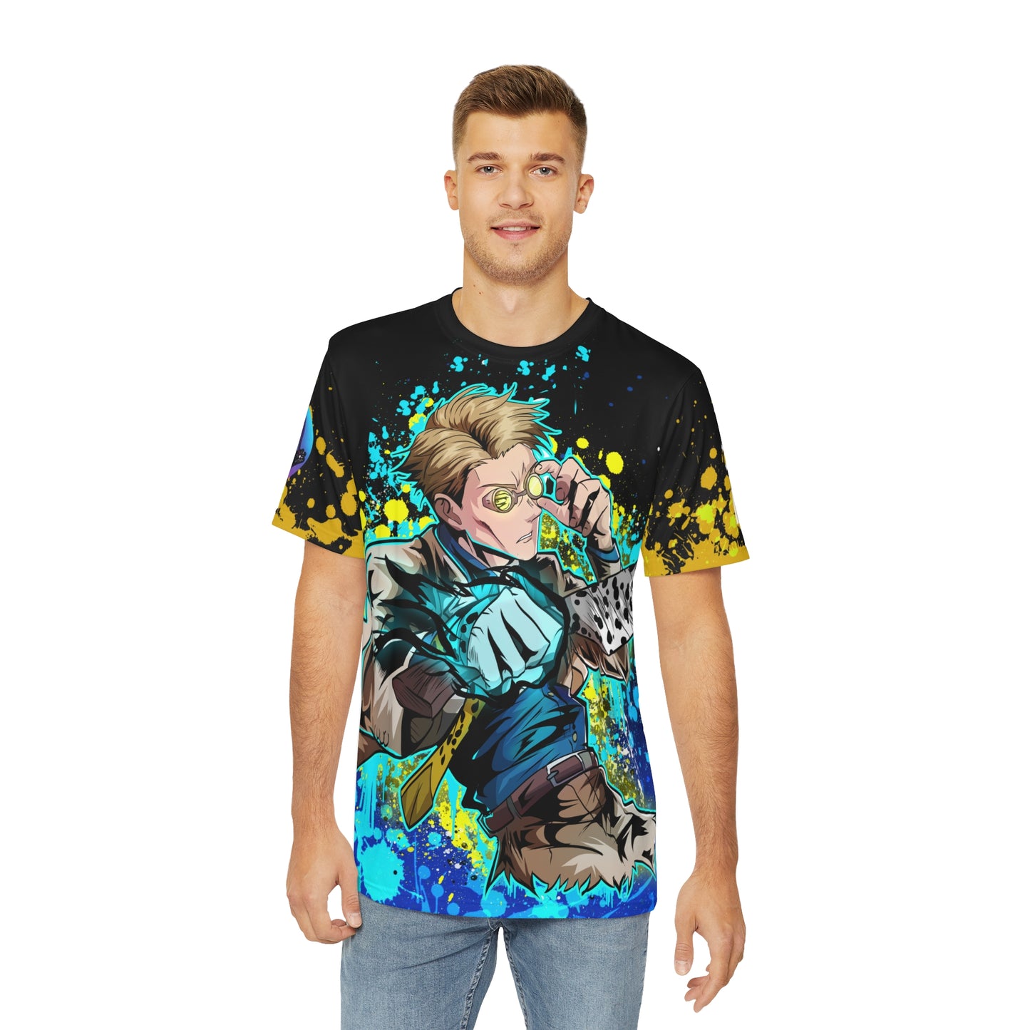 Tie hero all over print shirt