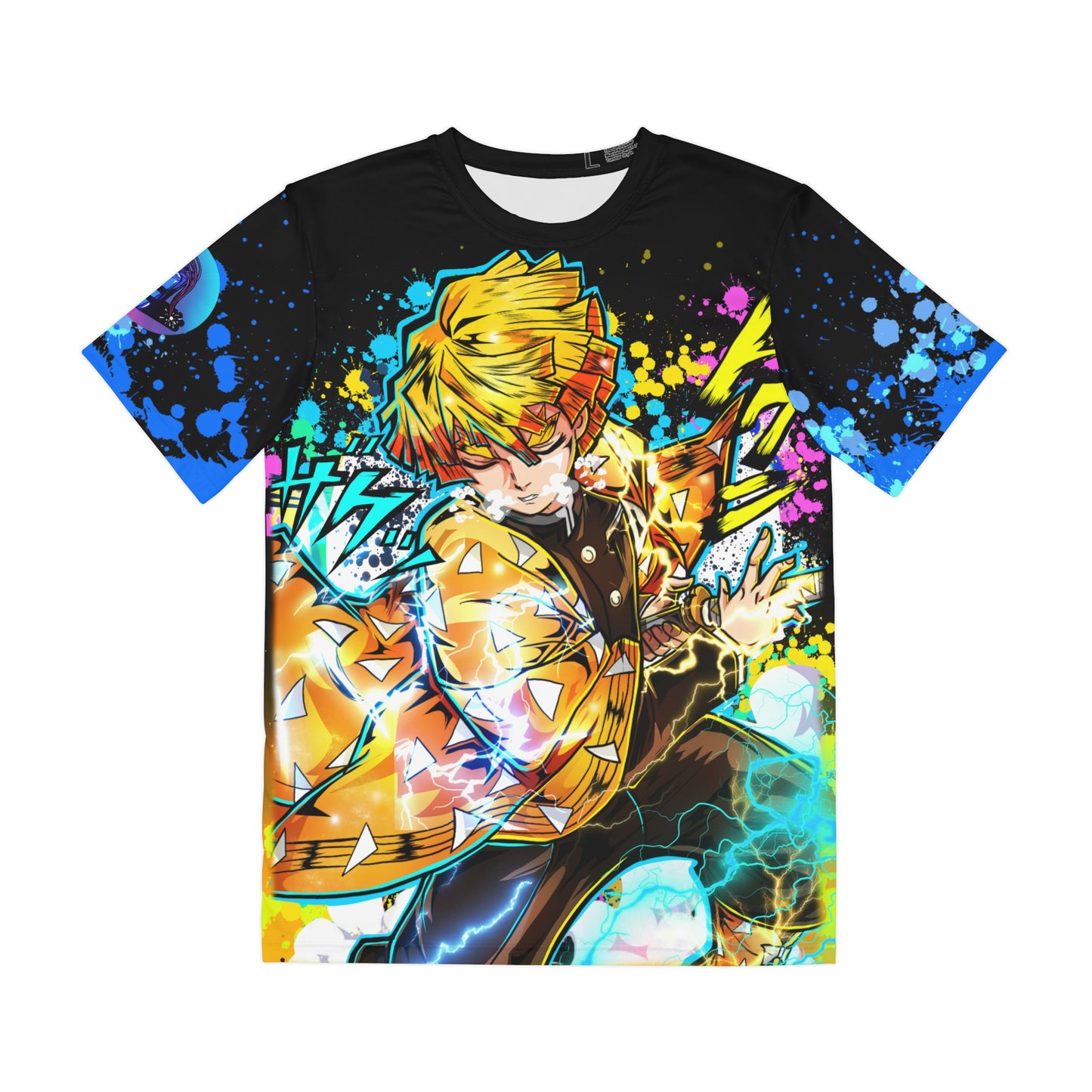 Thunder clap all over print shirt