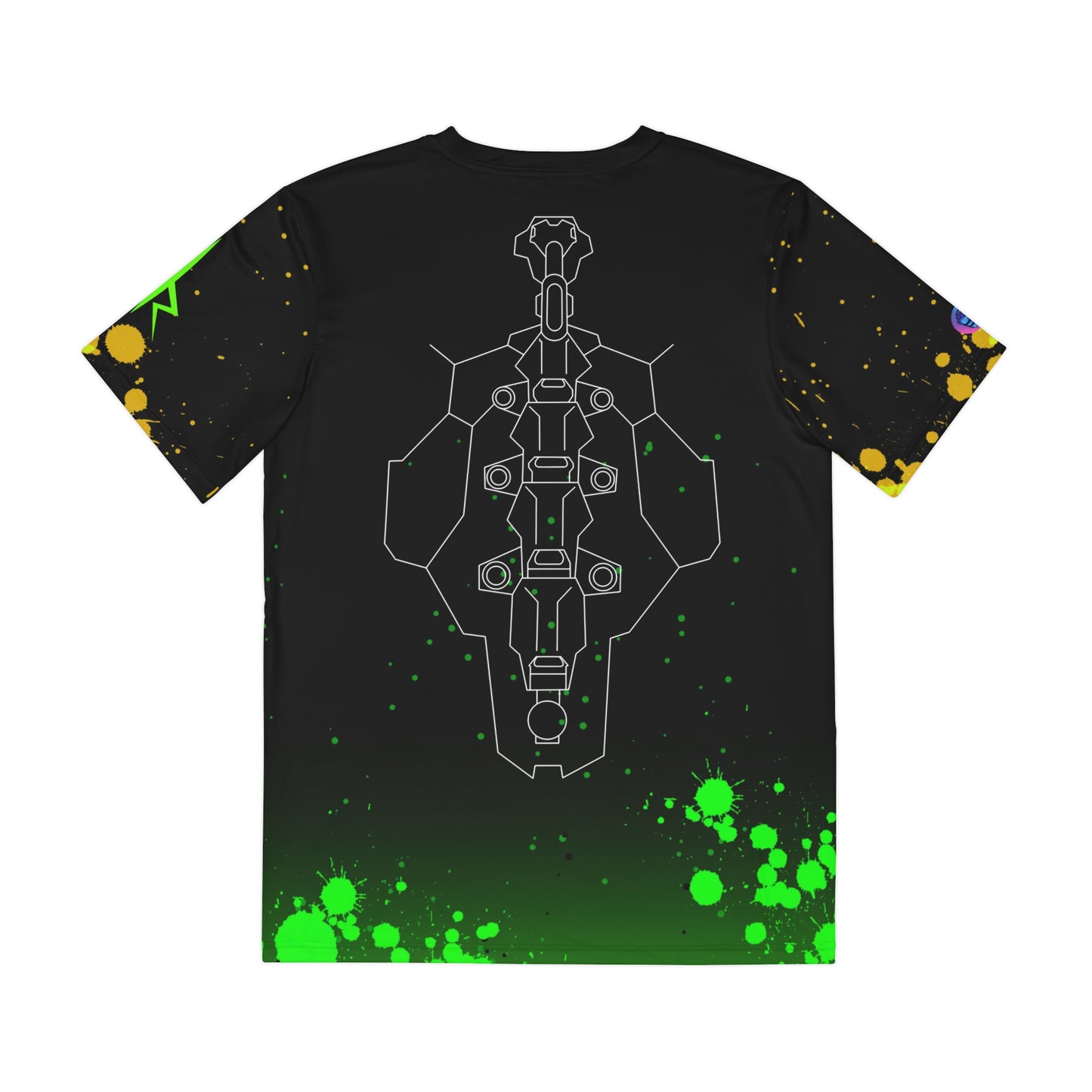 Cyber hero all over print shirt