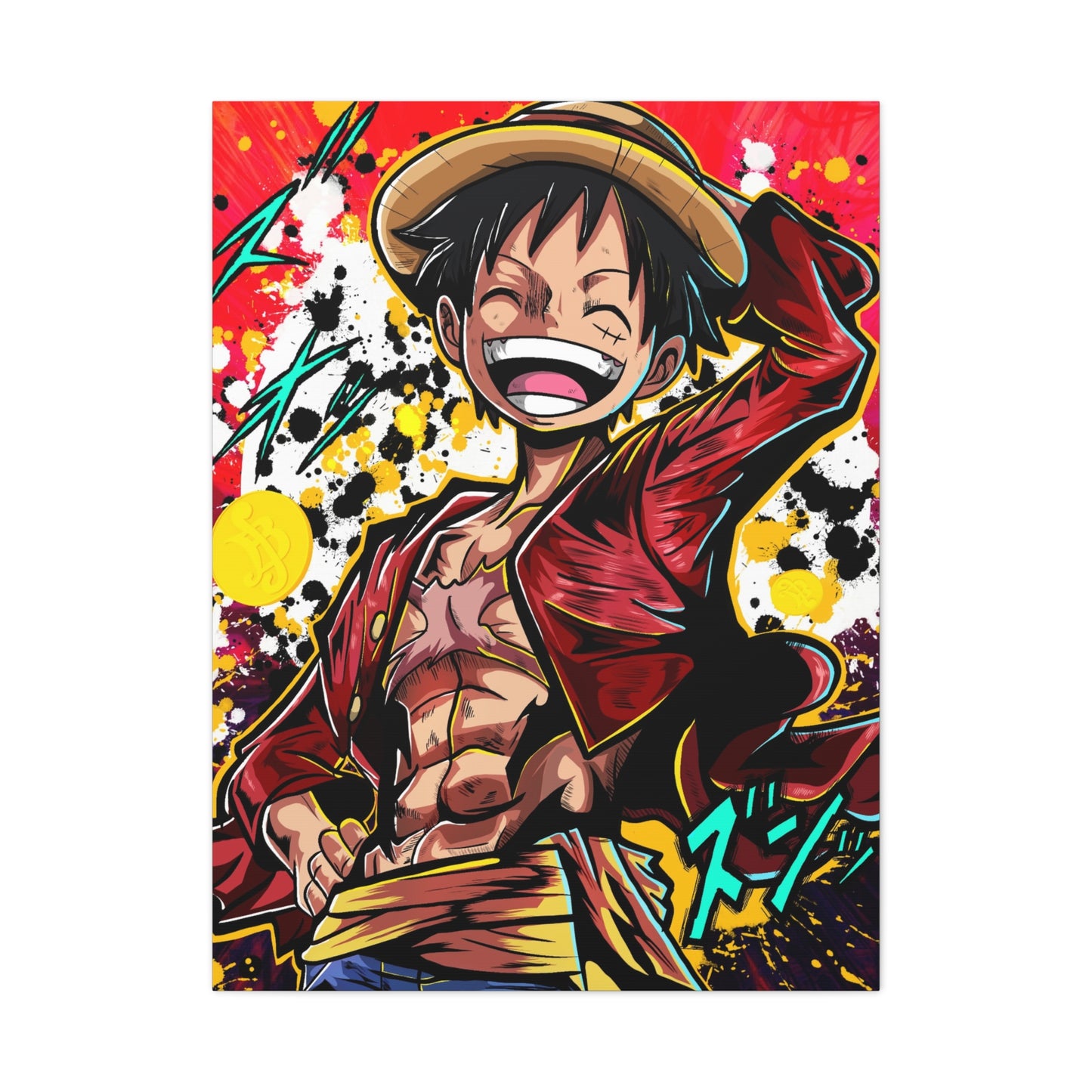 Straw hat hero canvas