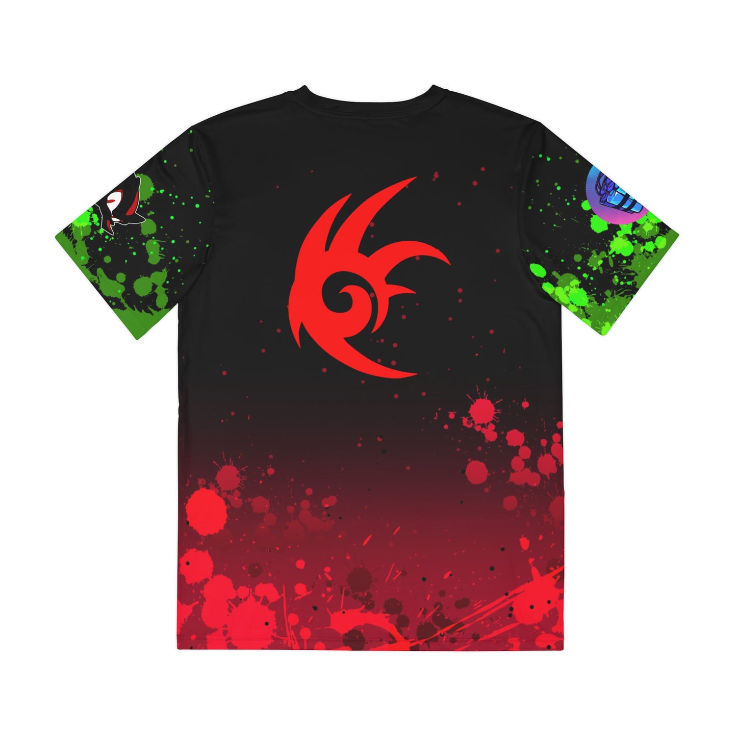 Black Blur all over print shirt