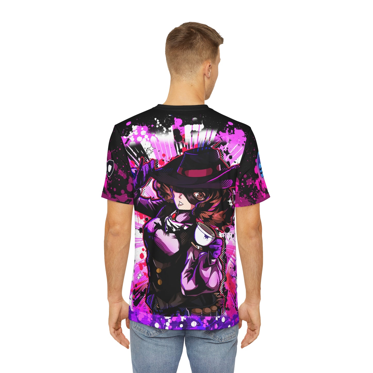 Noir all over print shirt