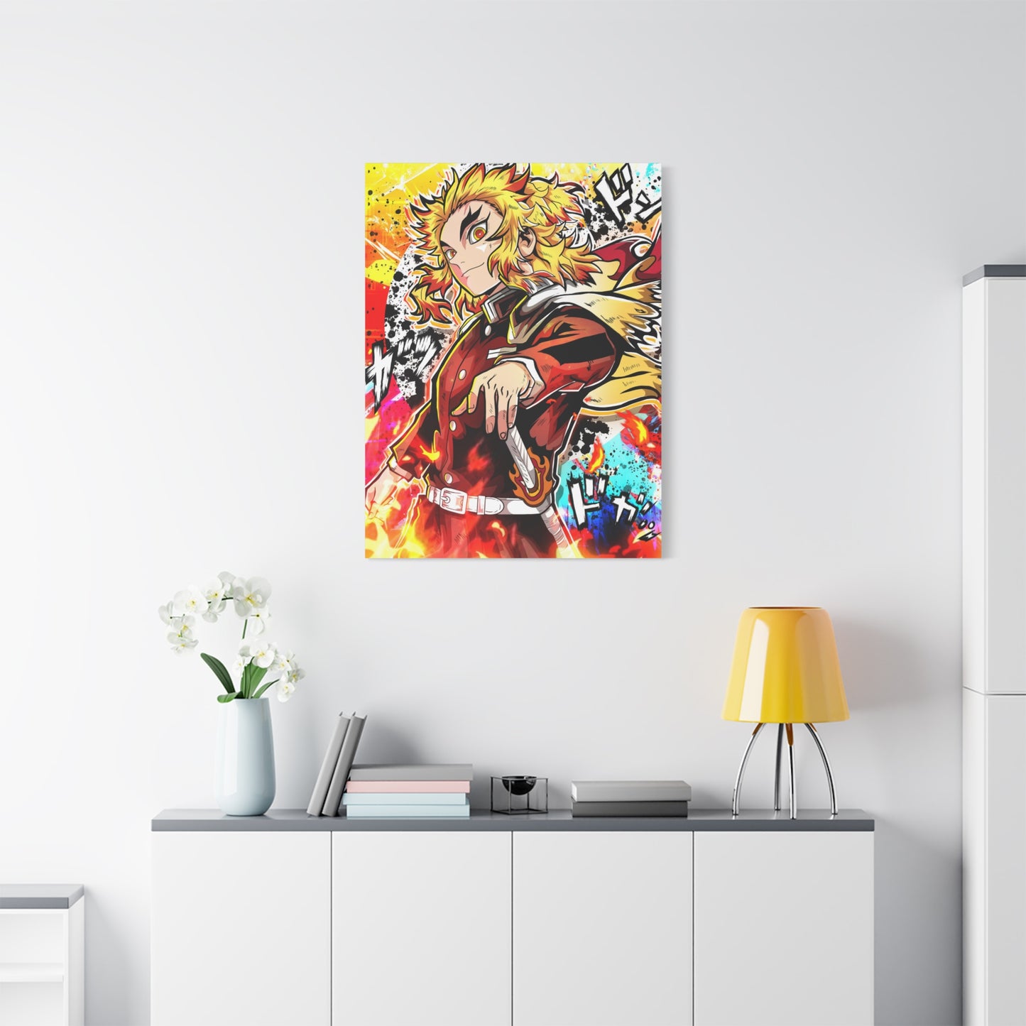 Heart a blaze canvas