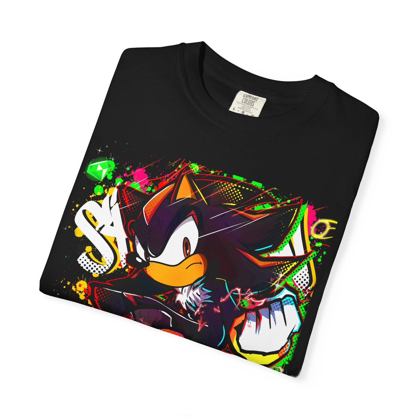 Black Blur Graphic T-shirt