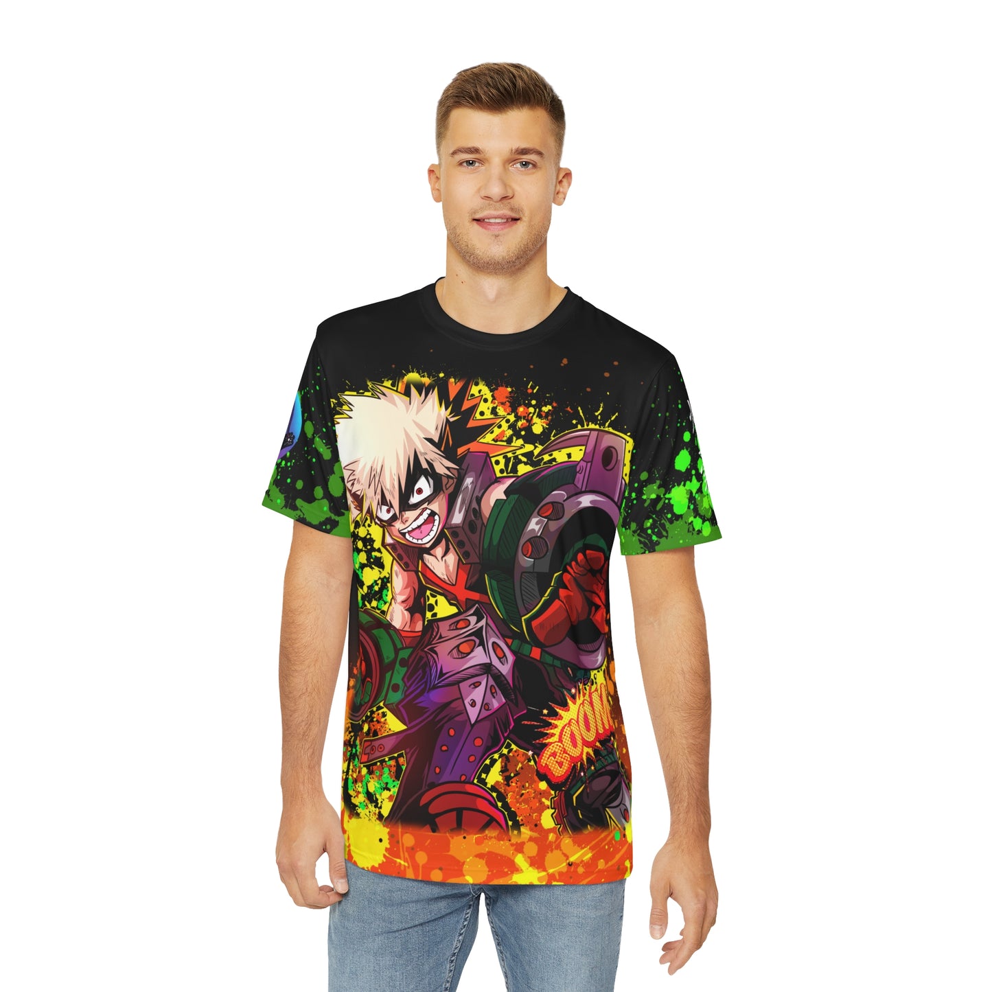 Explosion all over print shirt