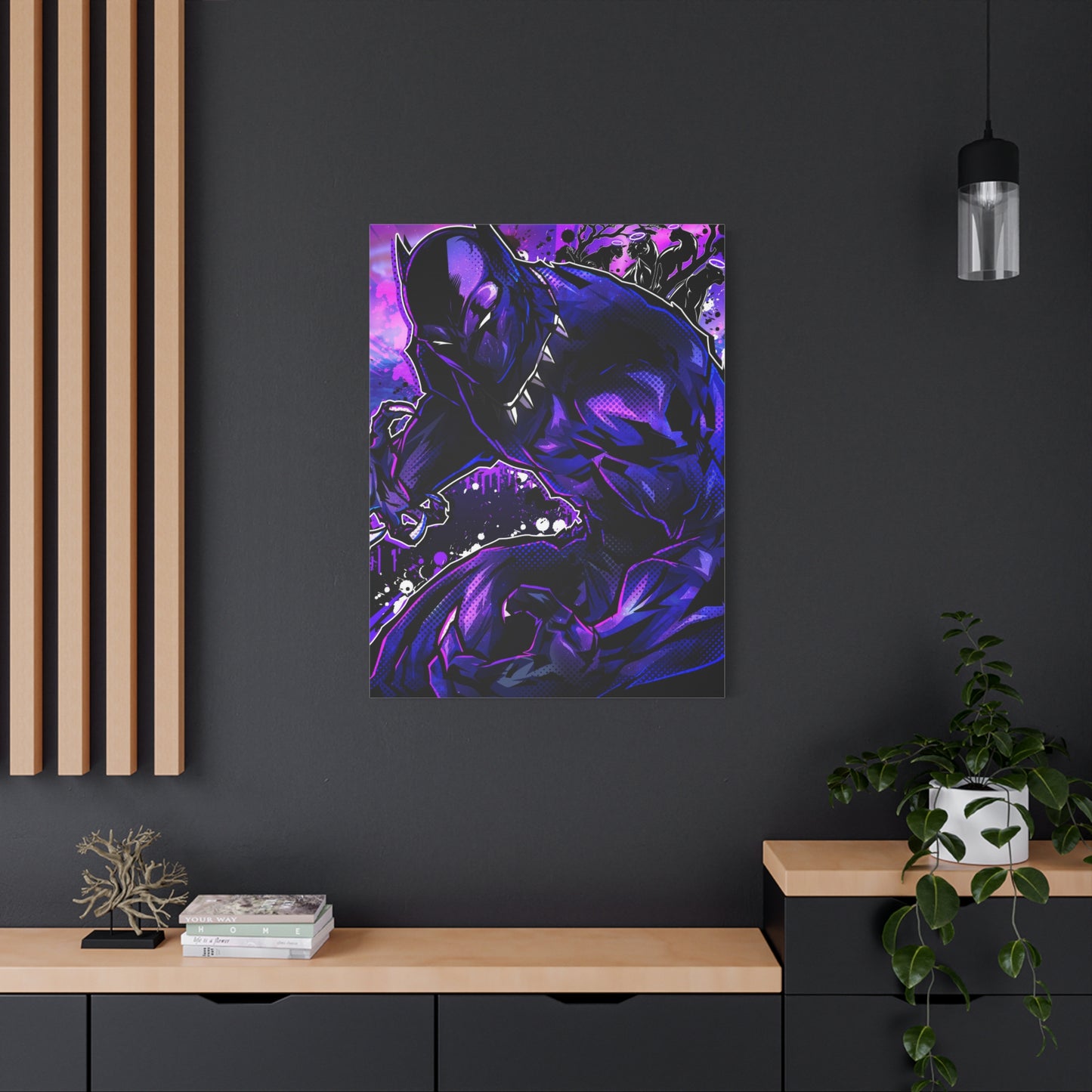 King of panthers canvas