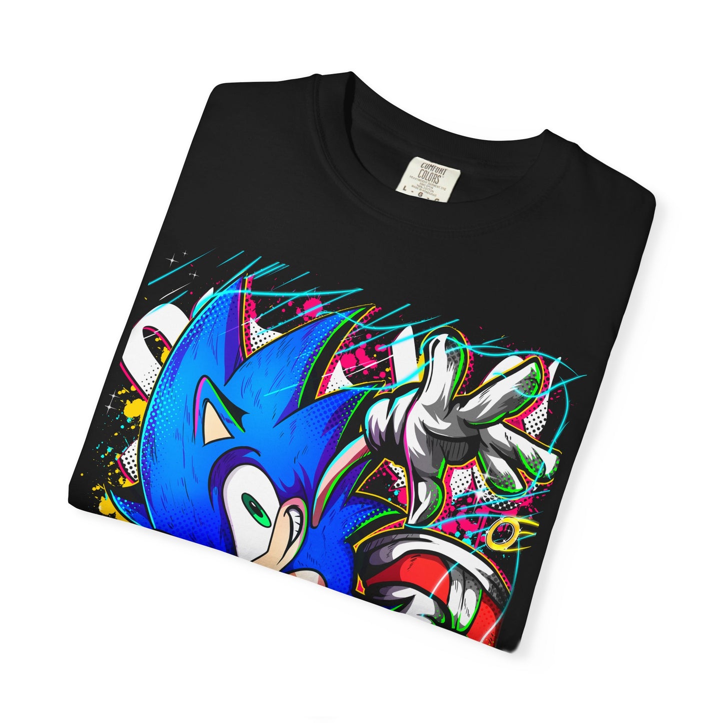 Blue Blur Graphic T-shirt