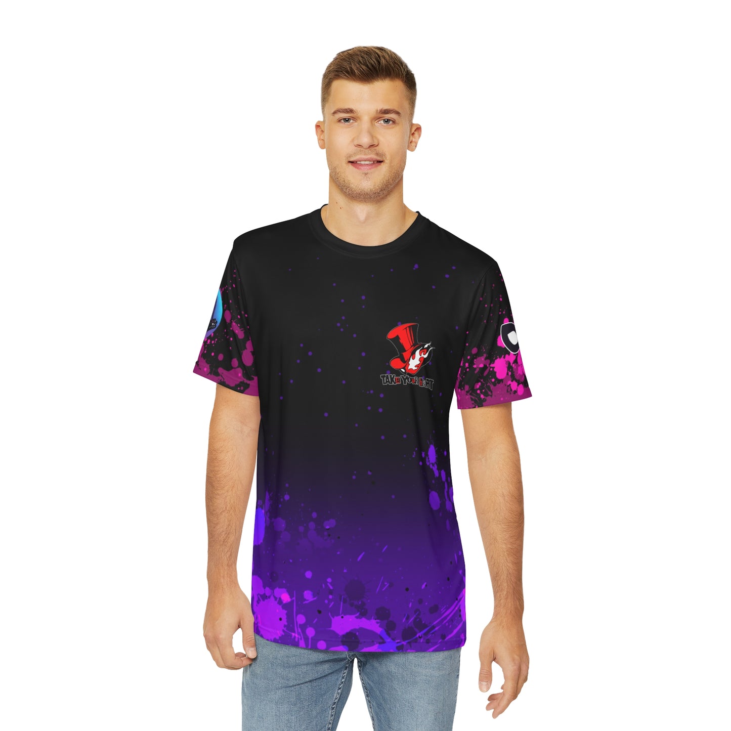 Noir all over print shirt