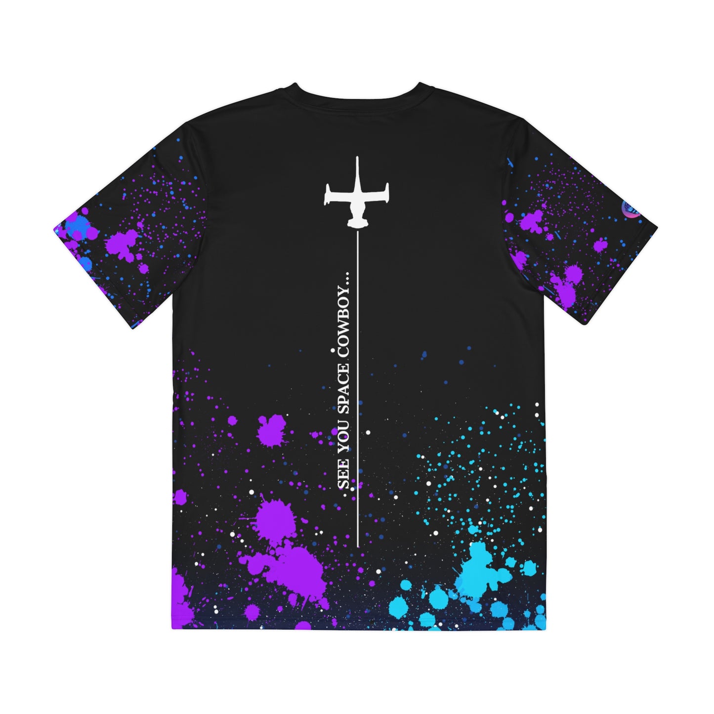 Space cowboy all over print shirt
