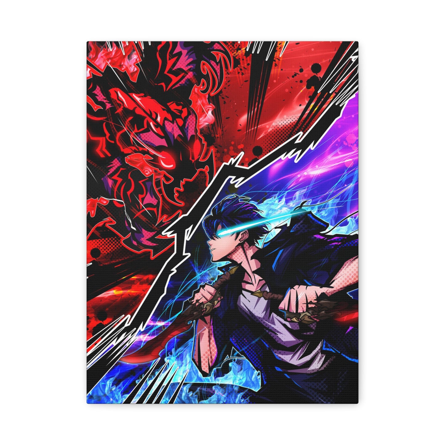 Battle 100 canvas