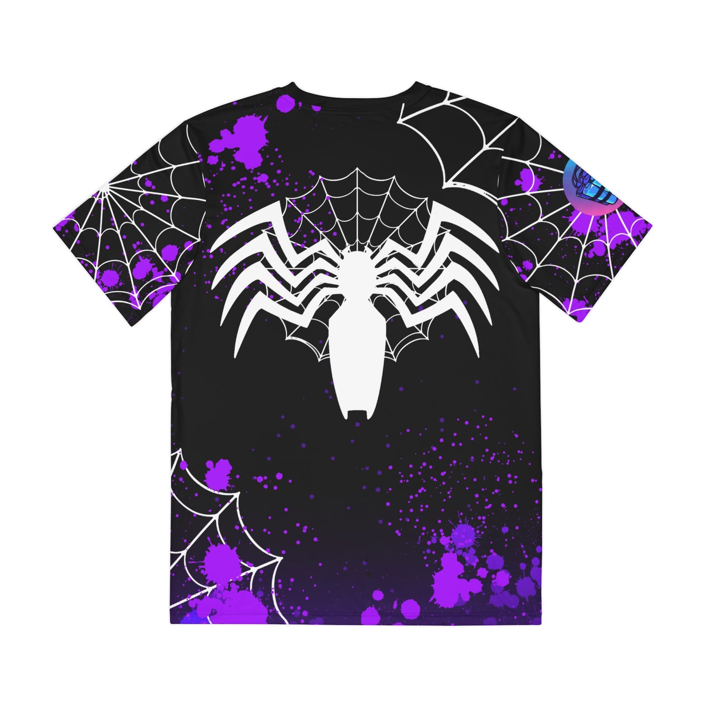 Turned spider all over print shirt