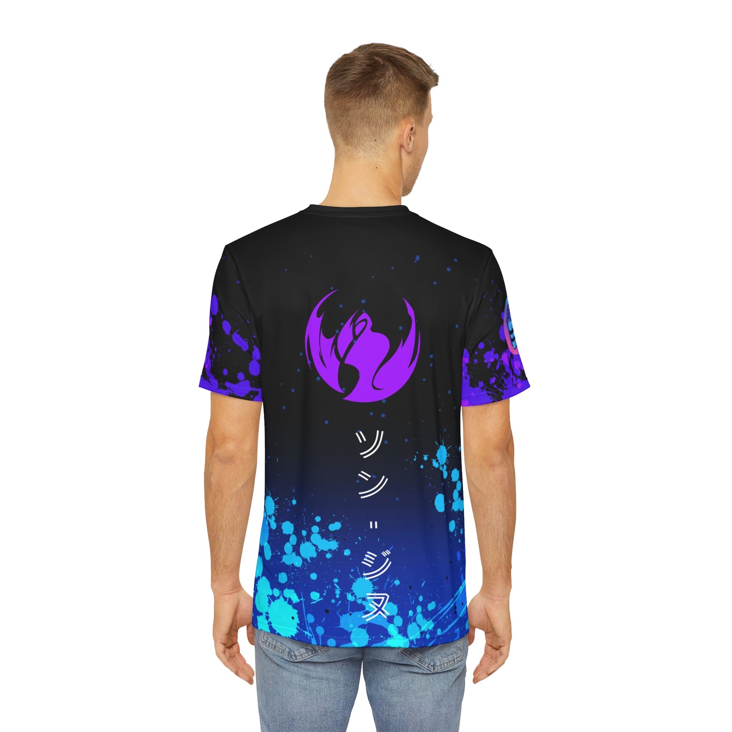 System user all over print shirt