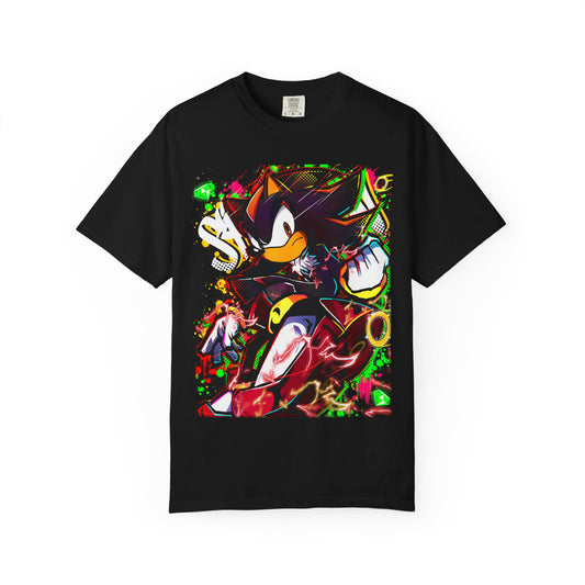 Black Blur Graphic T-shirt