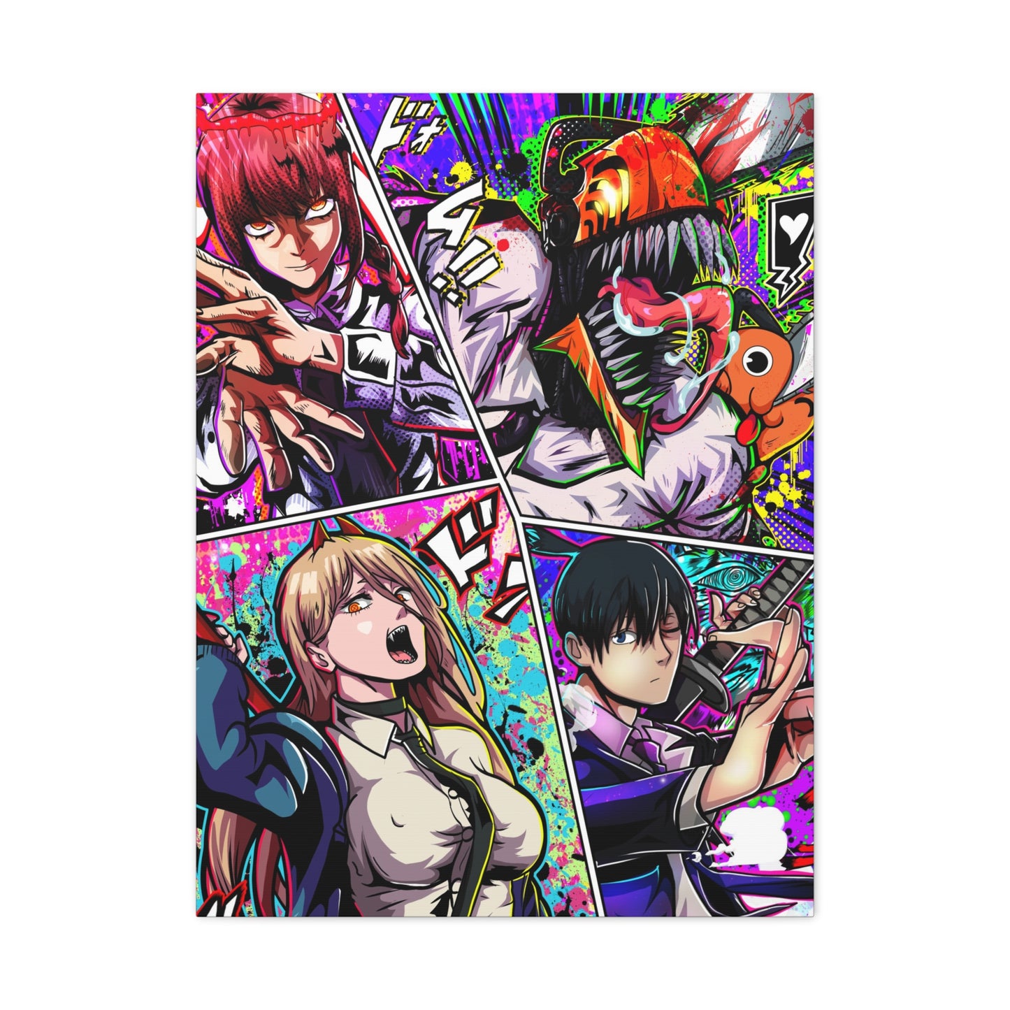 Devil Hunting troop canvas