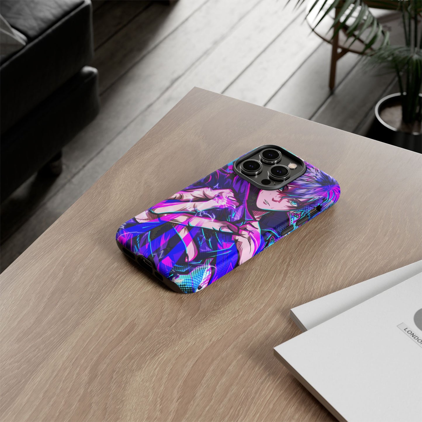 Purple Flash Phone Case