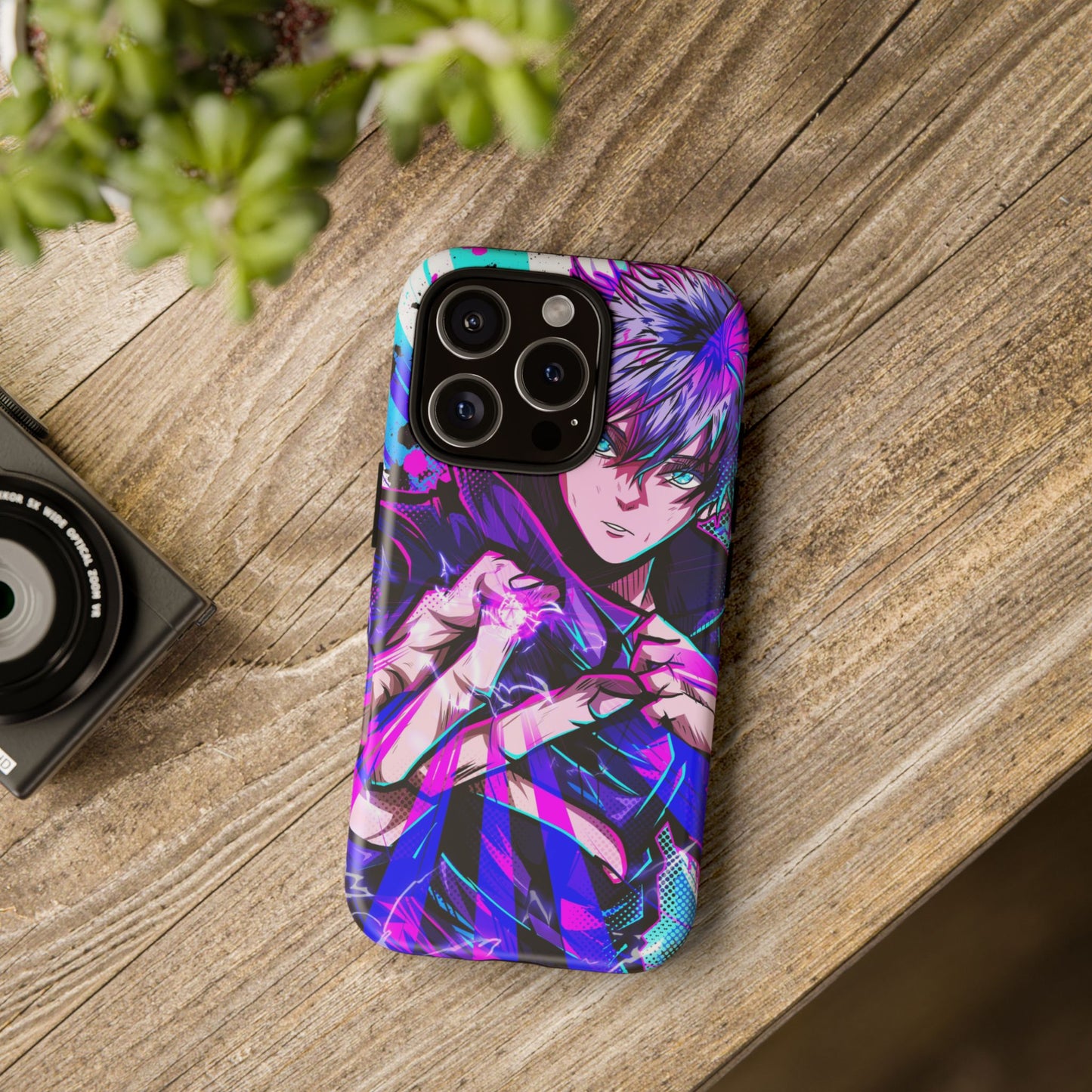 Purple Flash Phone Case