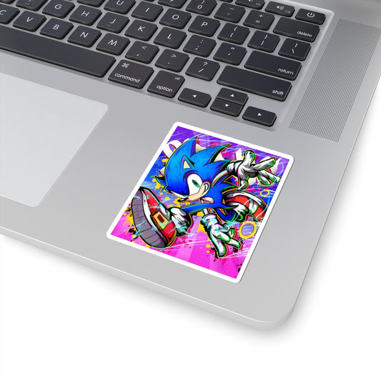 Blue blur Sticker