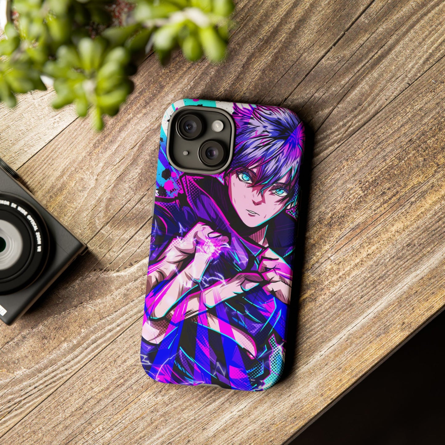 Purple Flash Phone Case