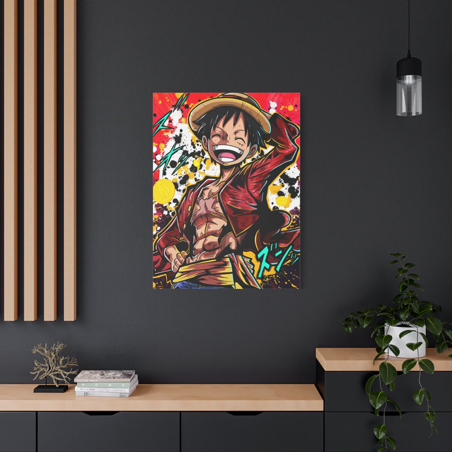 Straw hat hero canvas