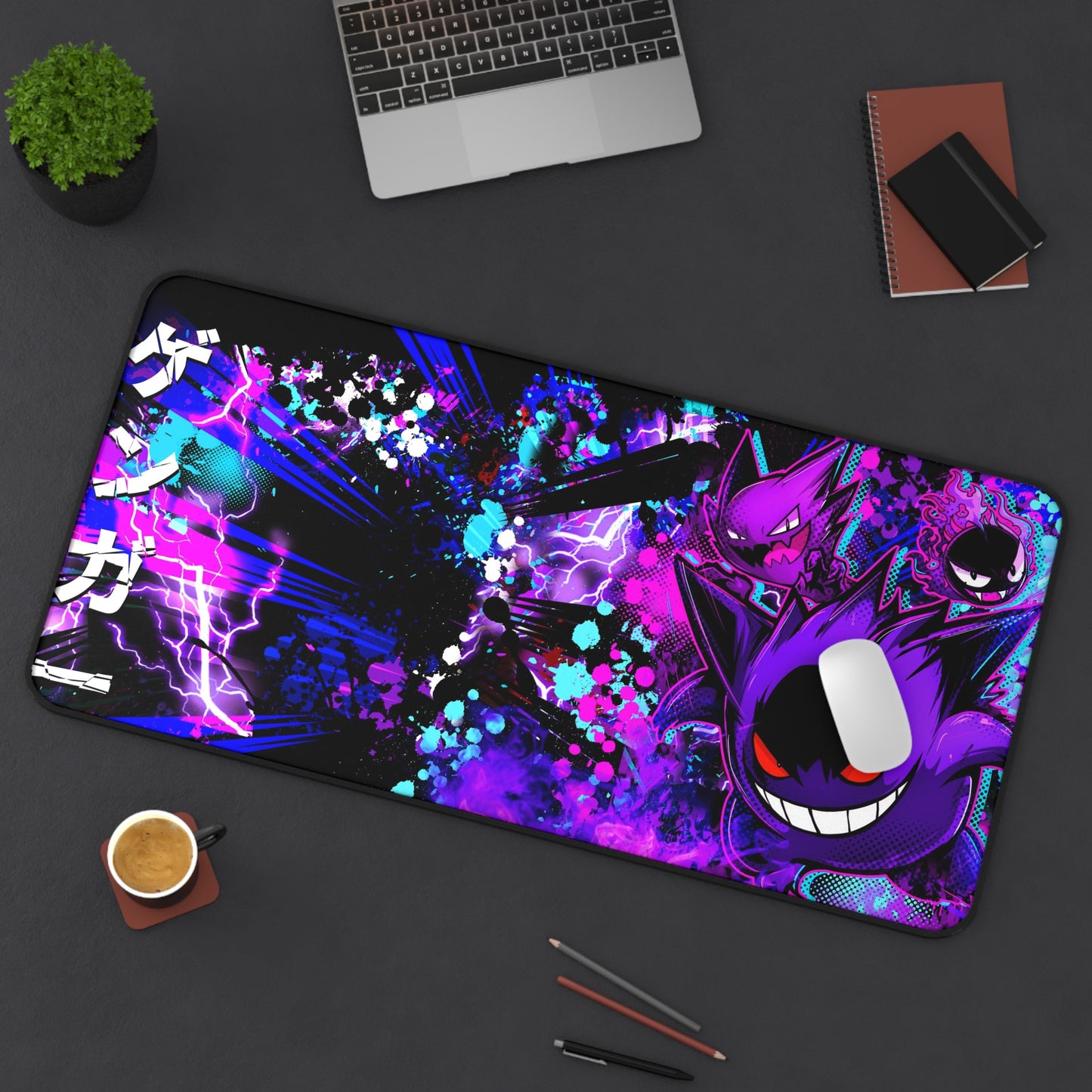 Purple phantom desk mat