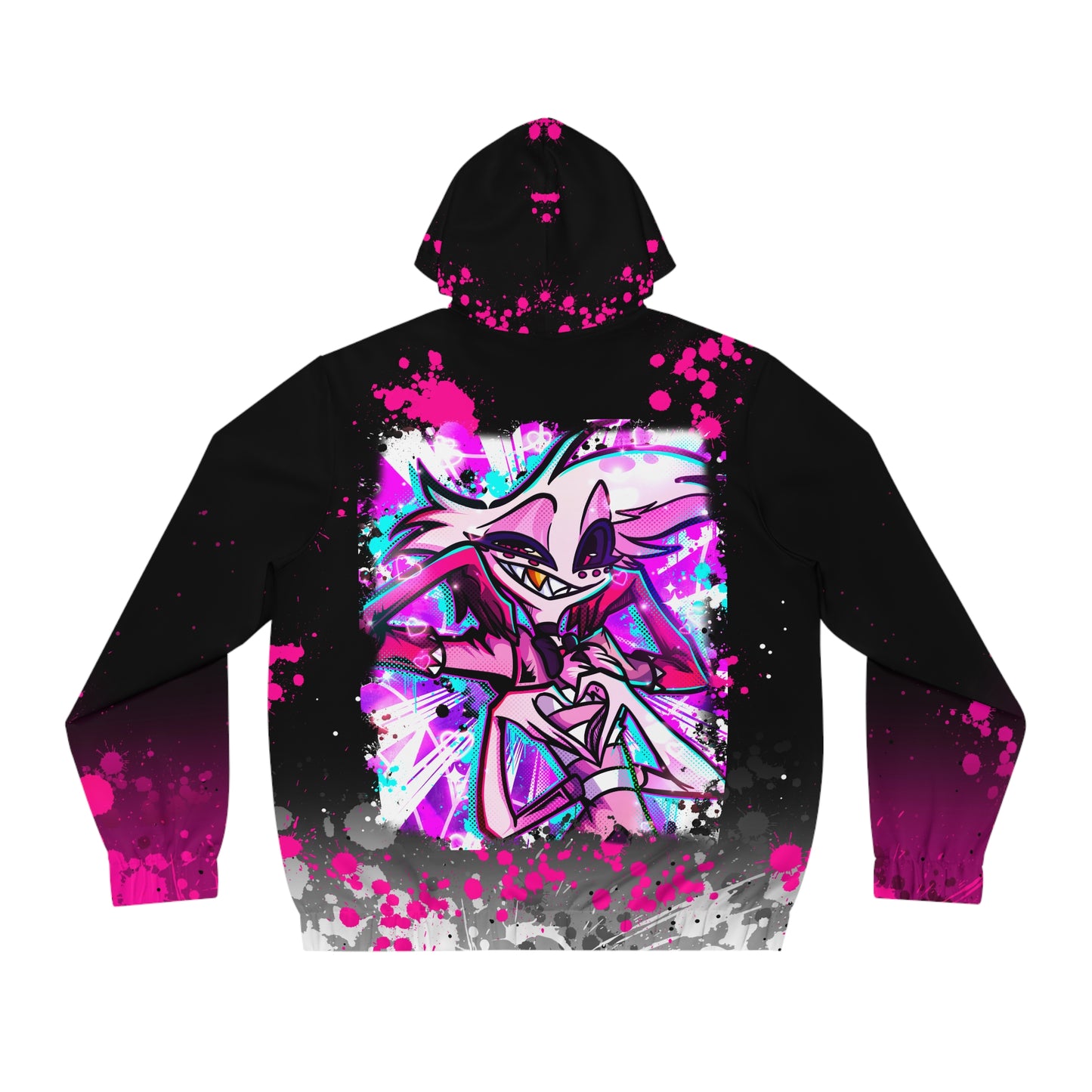 Poison all over print hoodie