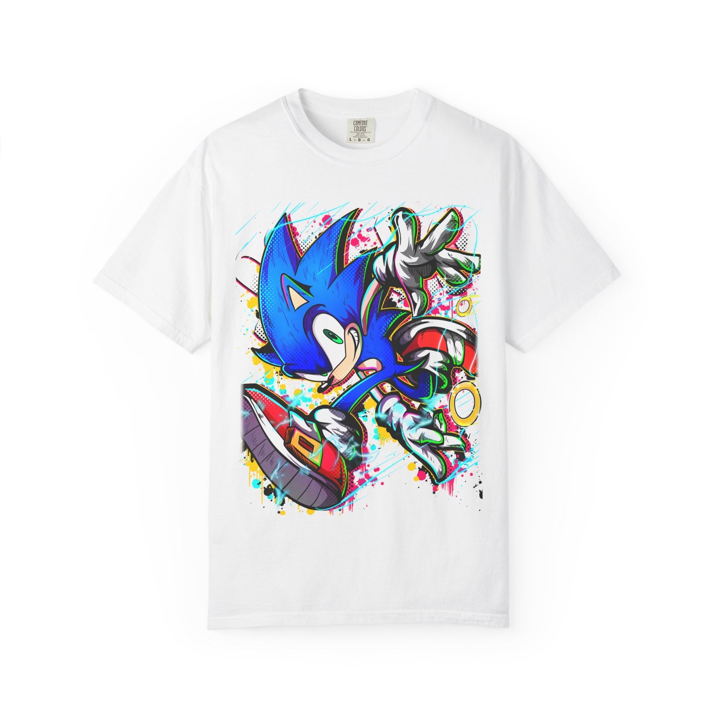Blue Blur Graphic T-shirt