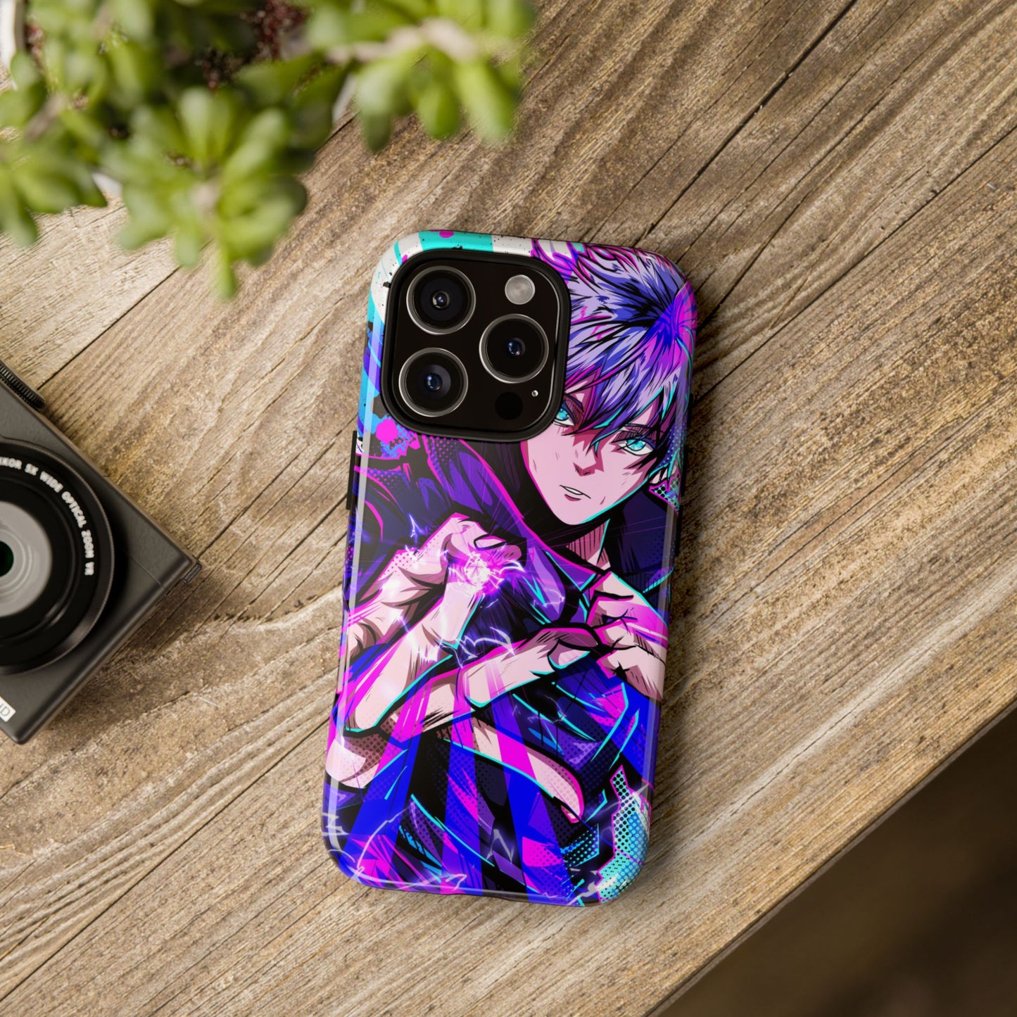 Purple Flash Phone Case