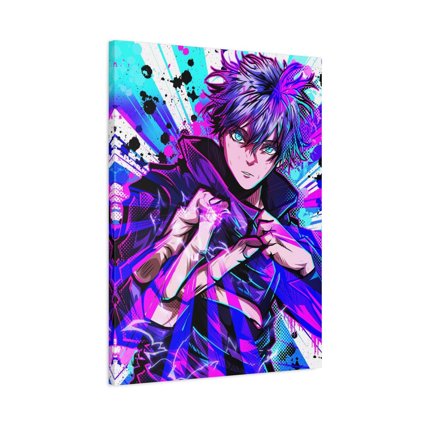 Purple flash canvas