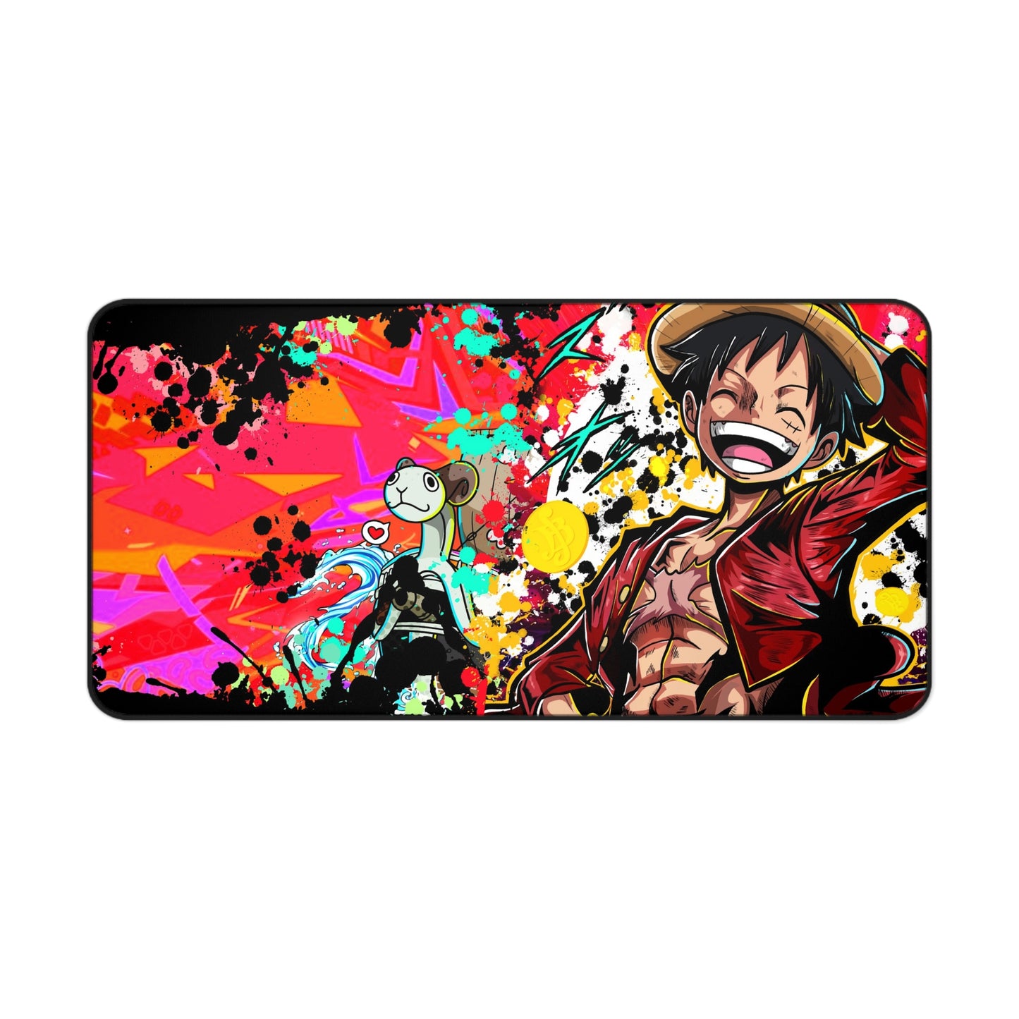 Straw hat hero desk mat