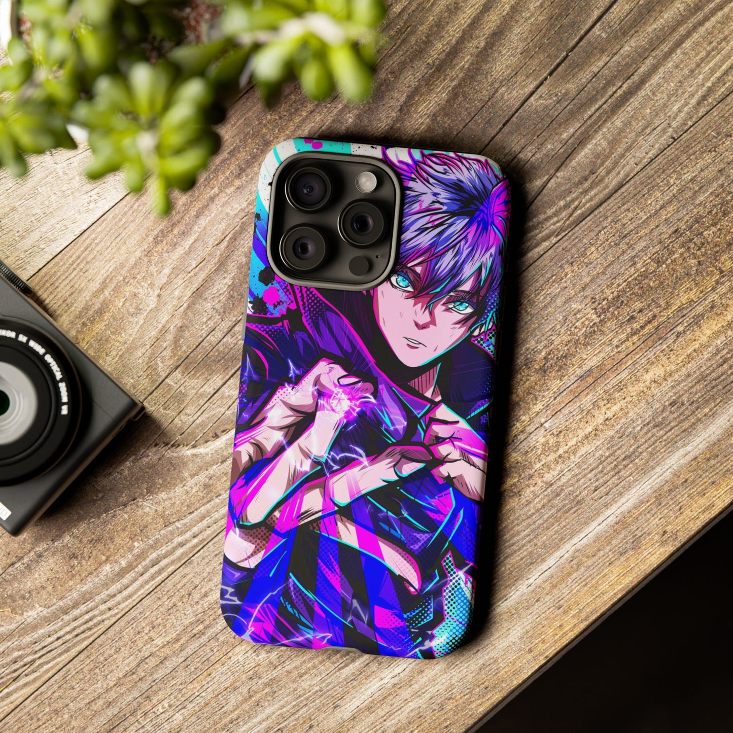 Purple Flash Phone Case