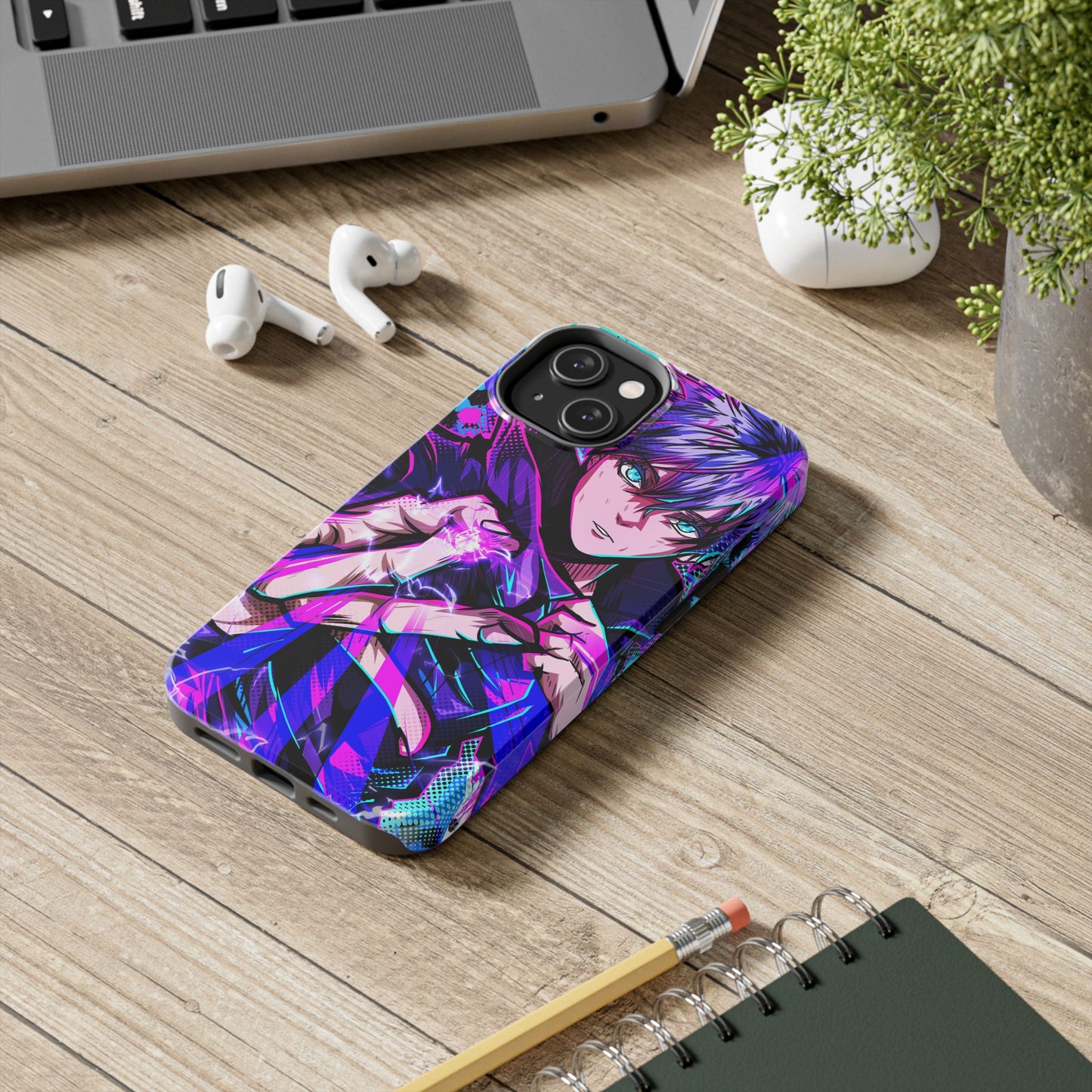 Purple Flash Phone Case