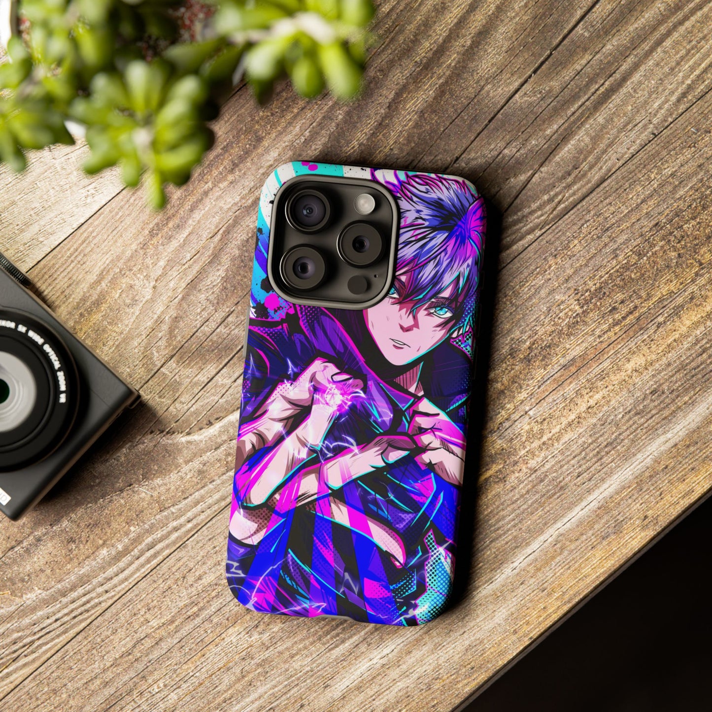 Purple Flash Phone Case