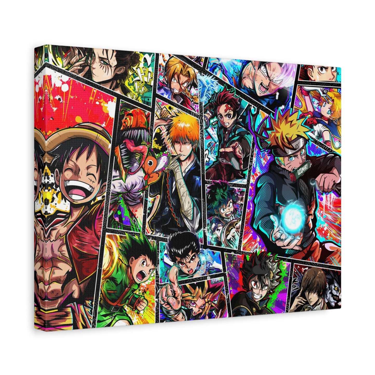 Anime heros canvas
