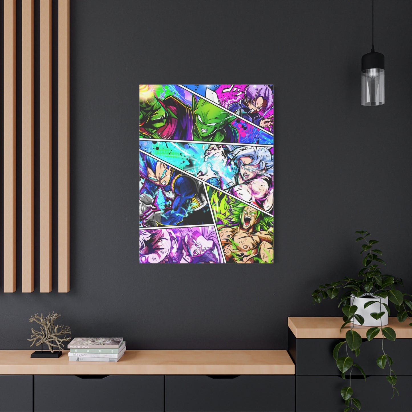 Gods colide canvas