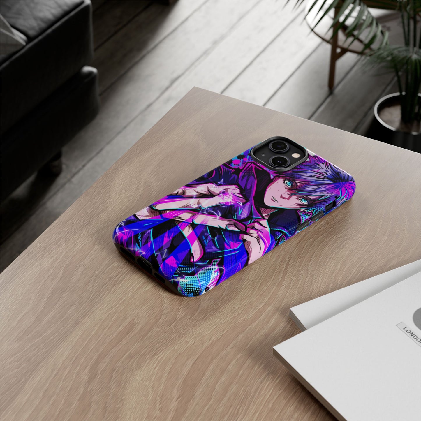 Purple Flash Phone Case