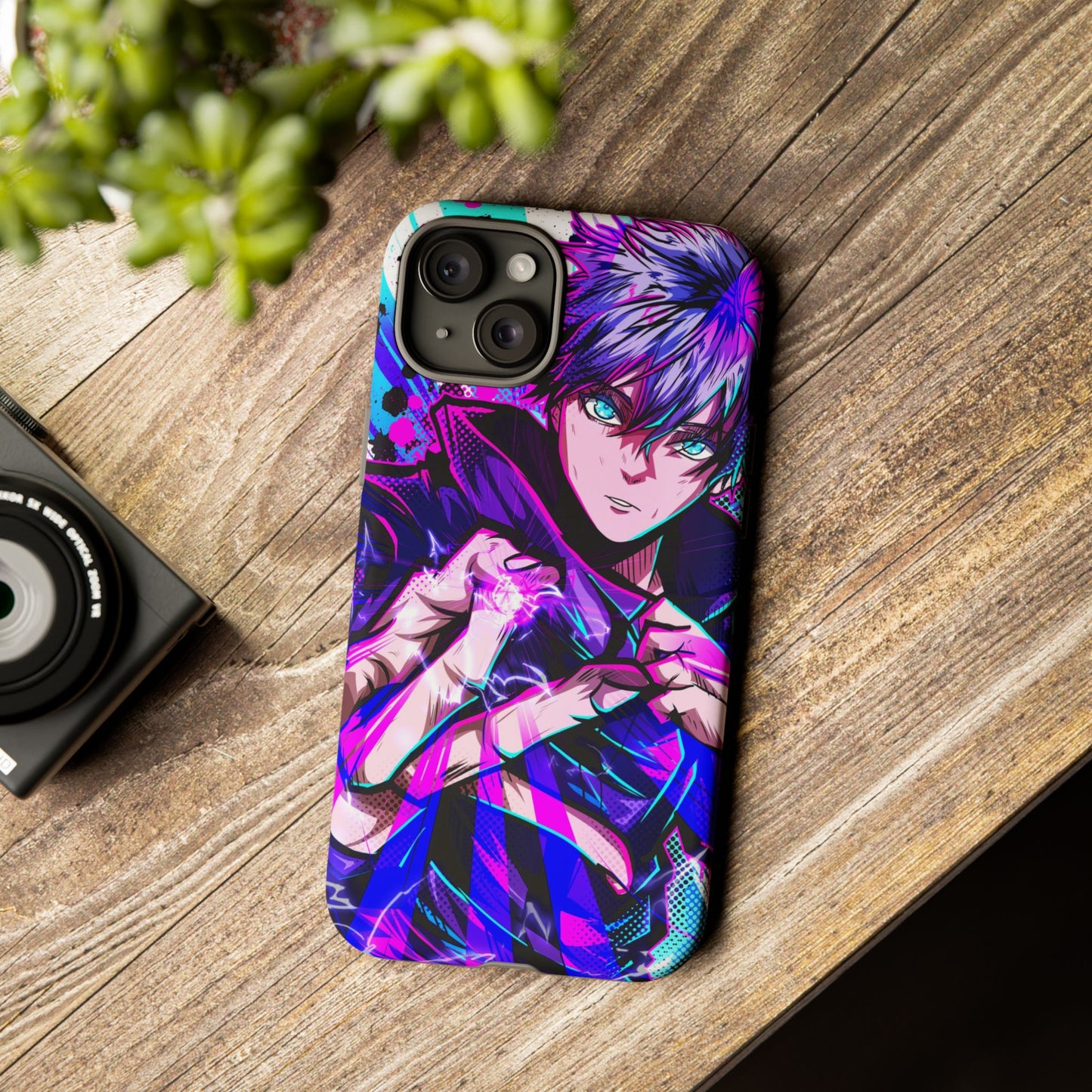 Purple Flash Phone Case