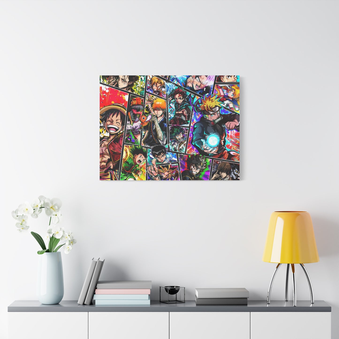 Anime heros canvas