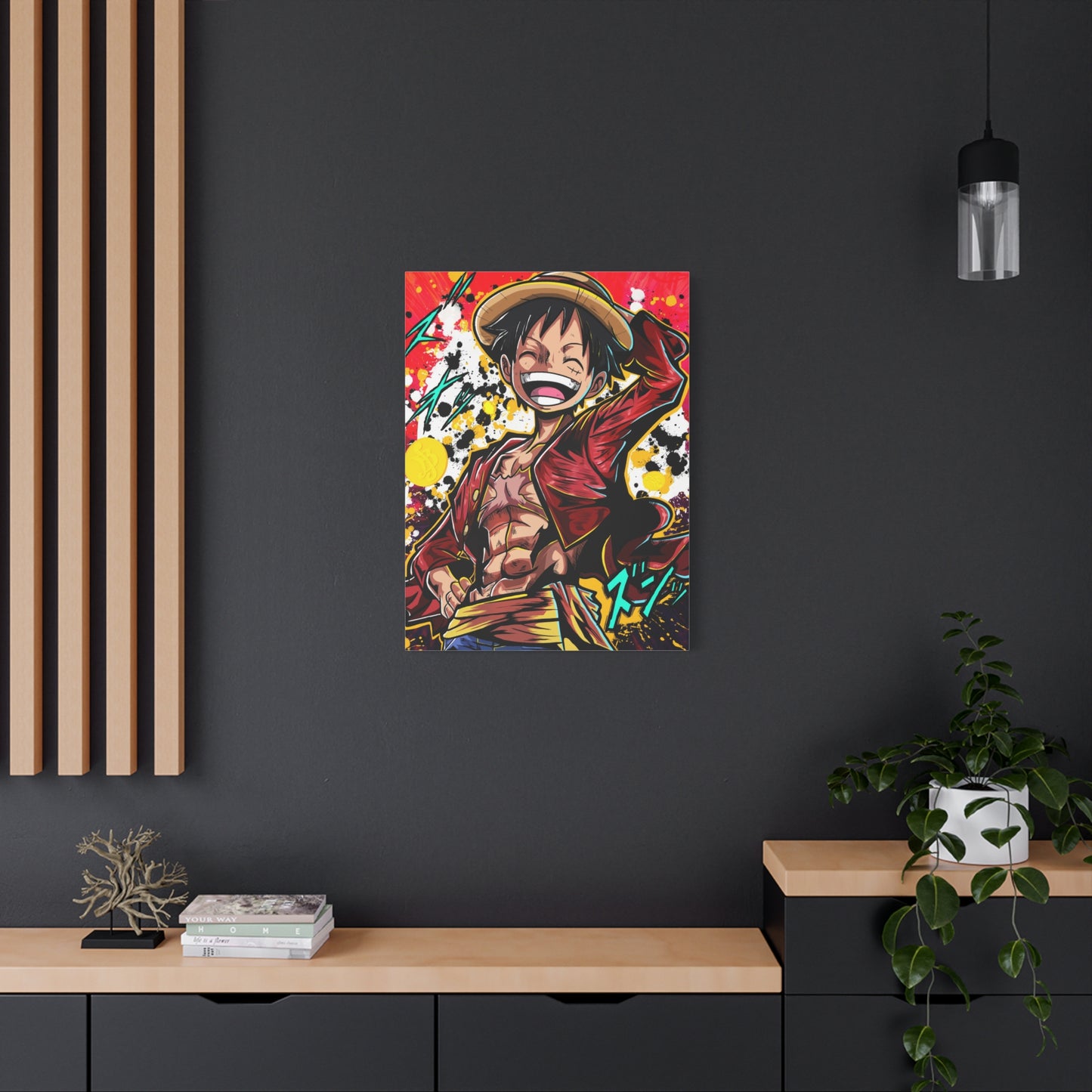 Straw hat hero canvas