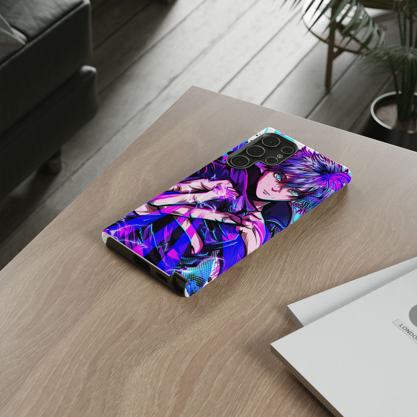 Purple Flash Phone Case