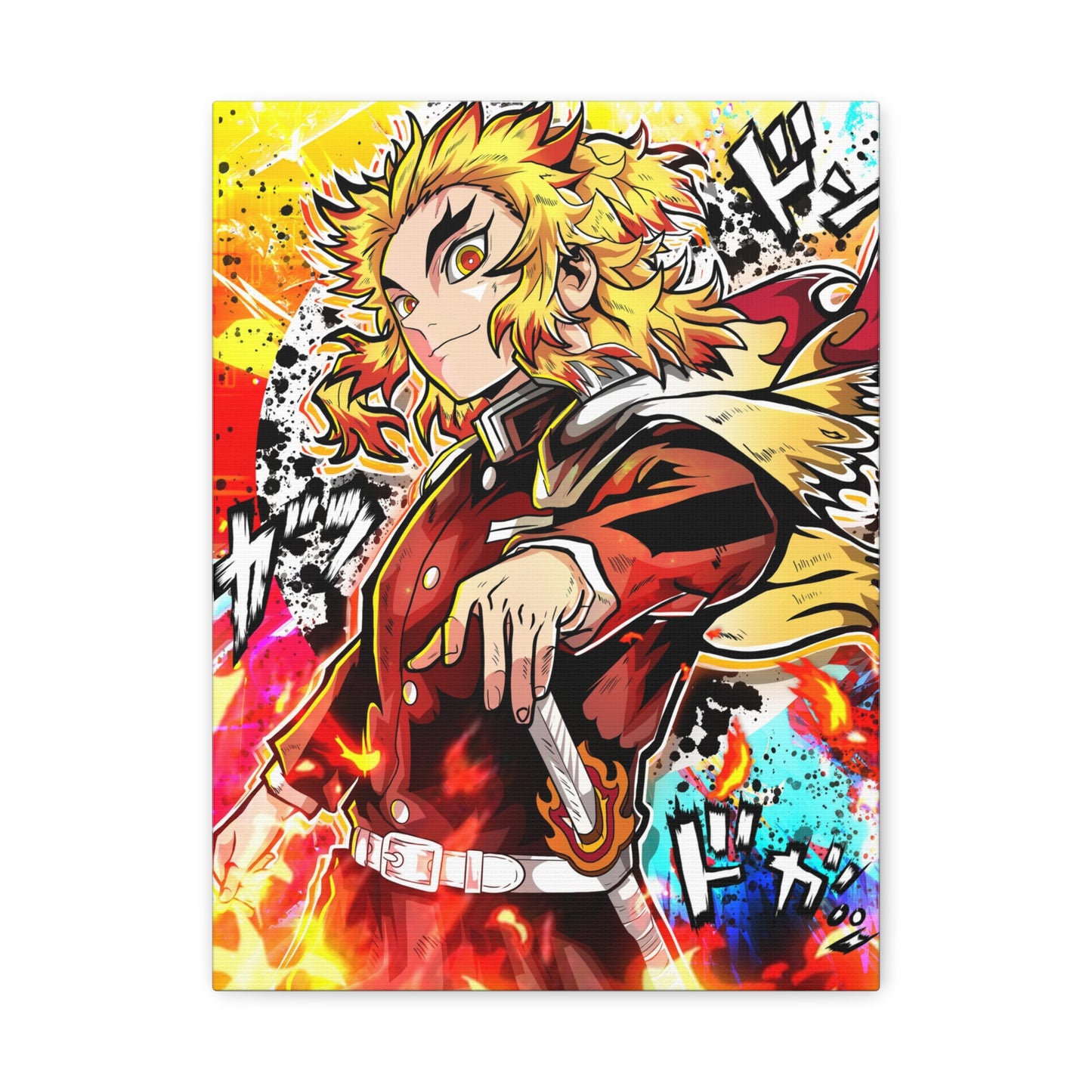 Heart a blaze canvas