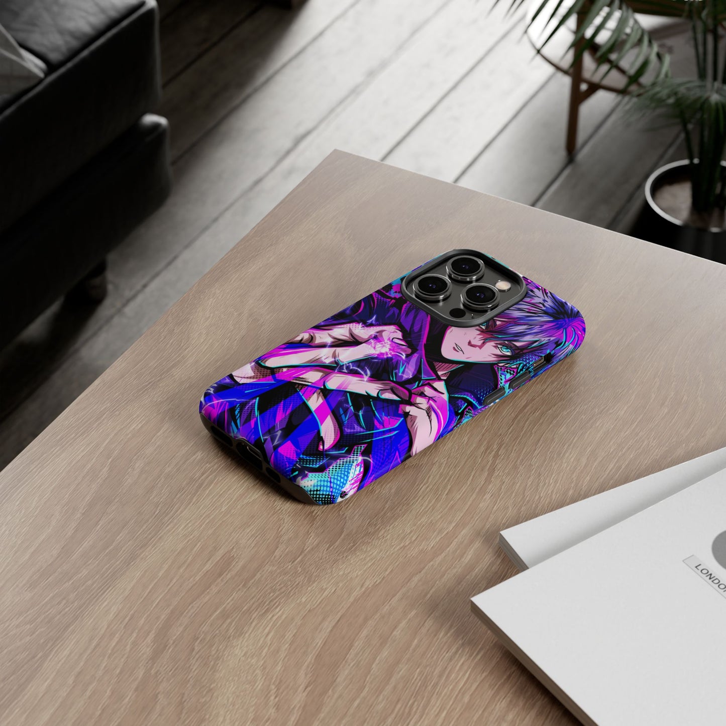 Purple Flash Phone Case