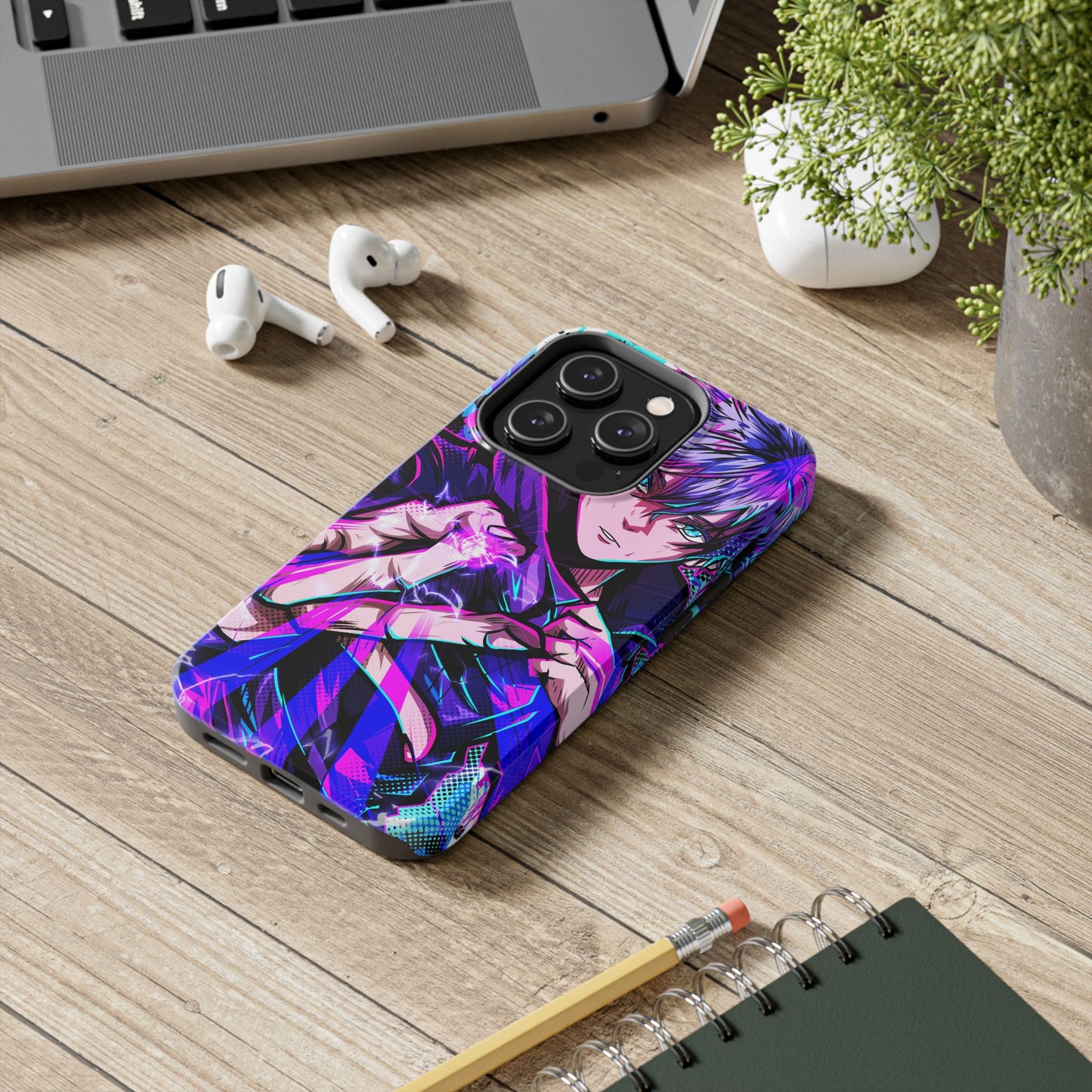 Purple Flash Phone Case