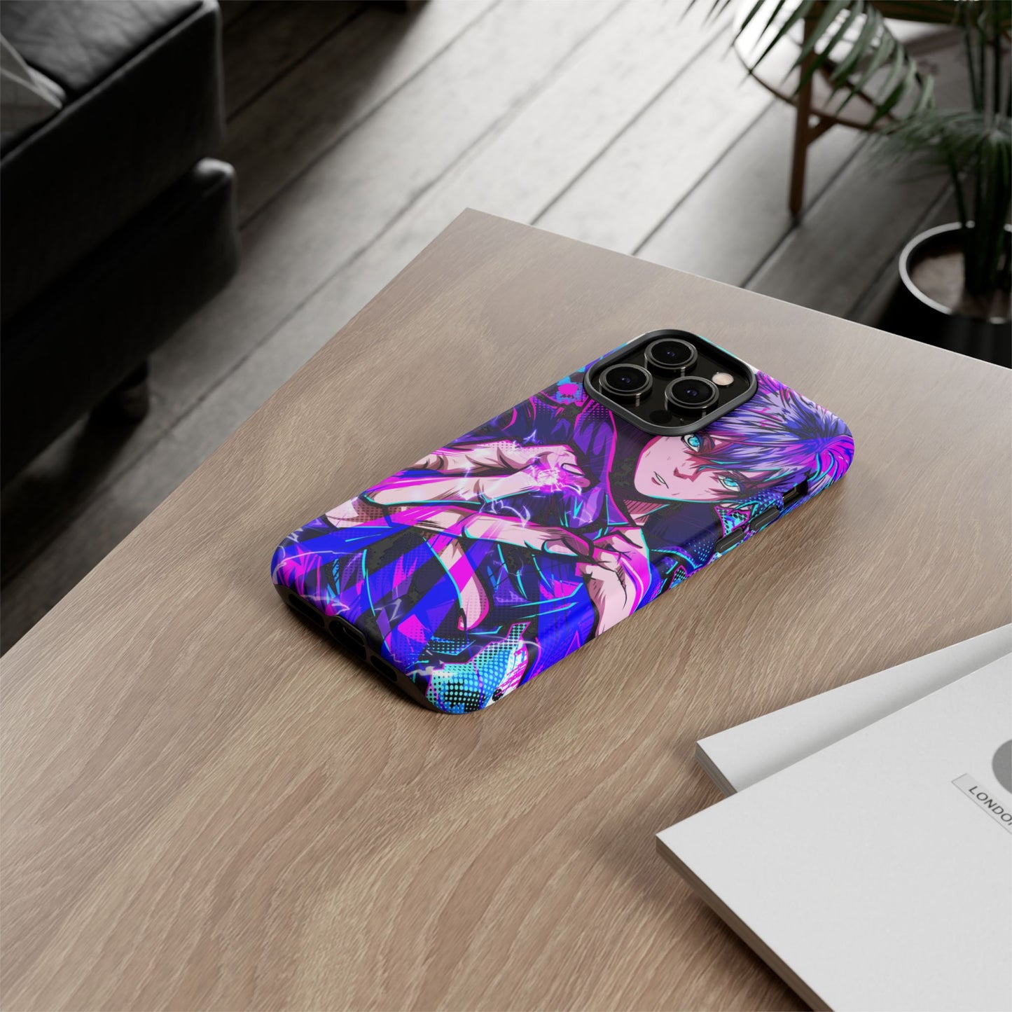 Purple Flash Phone Case