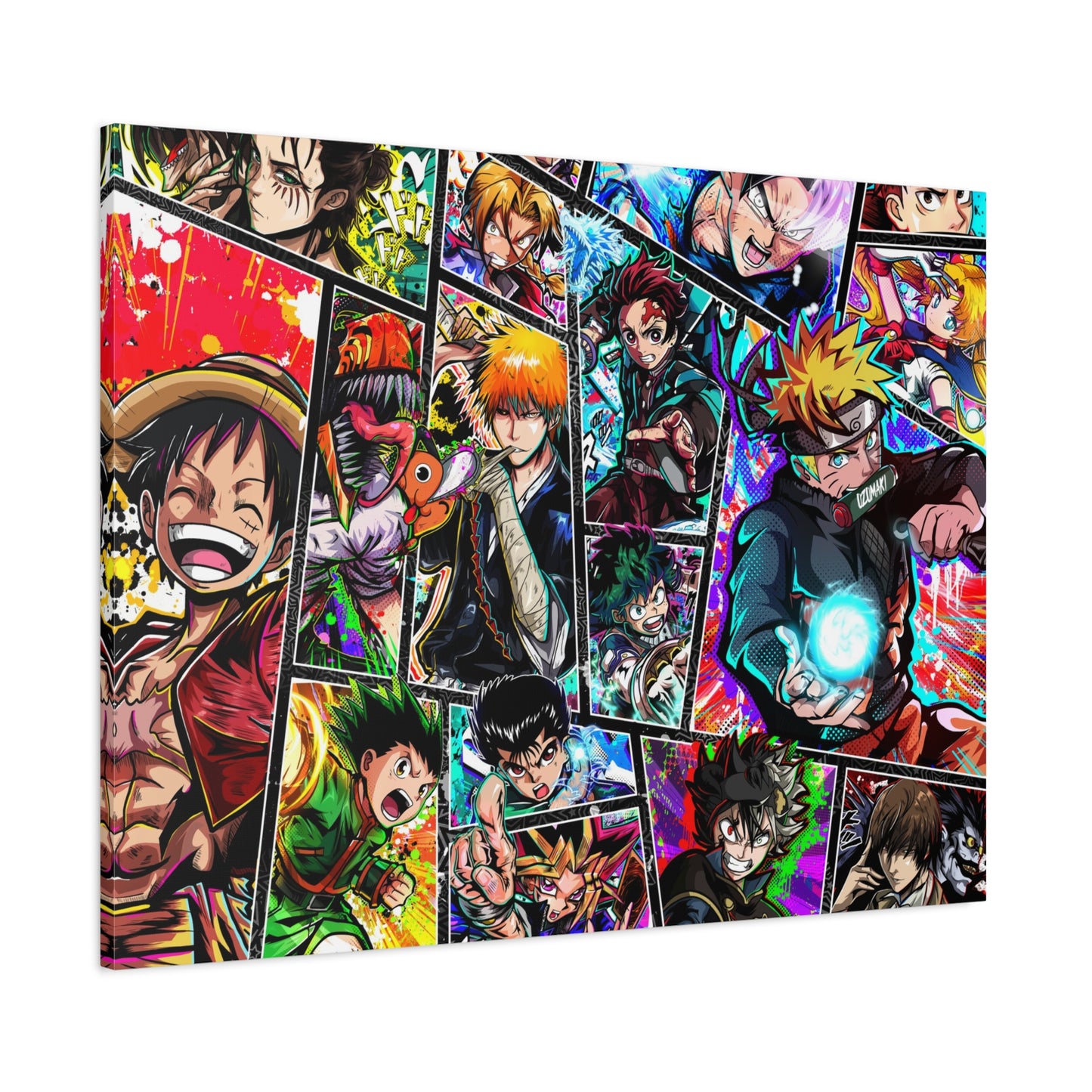Anime heros canvas