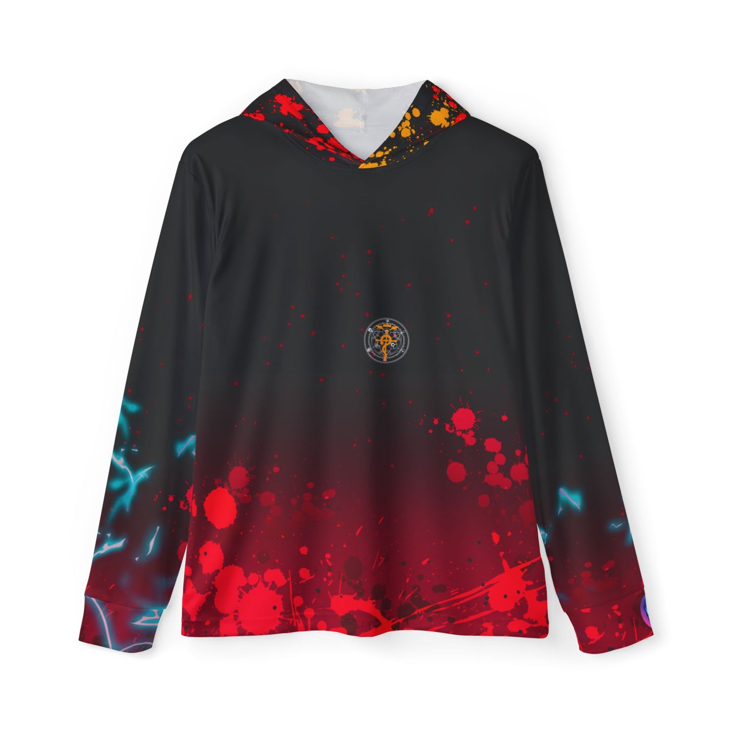 Fully metal all over print hoodie