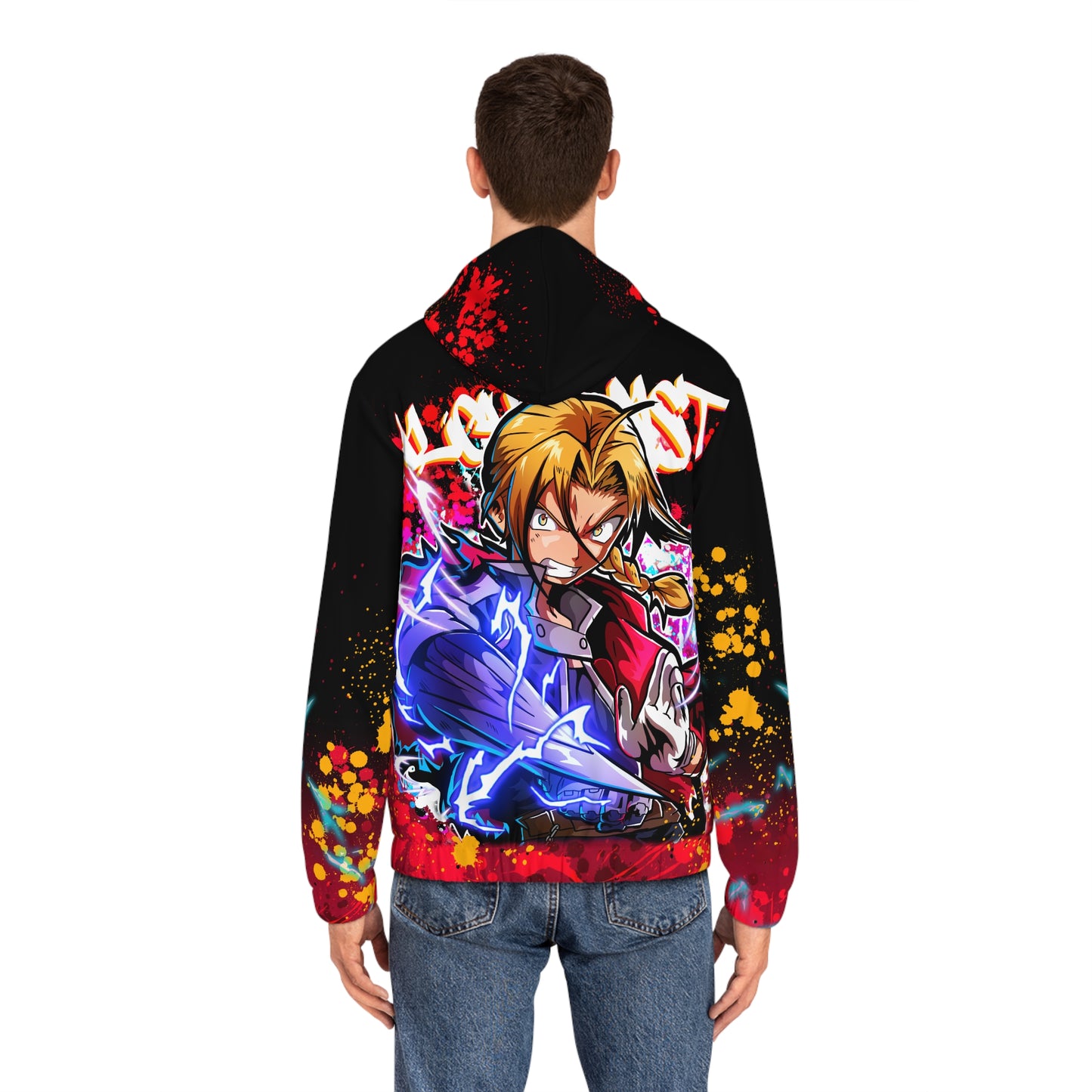 Fully metal all over print hoodie