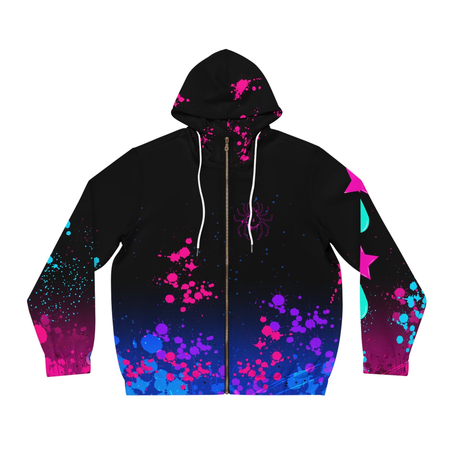 Clown of gum all over print hoodie